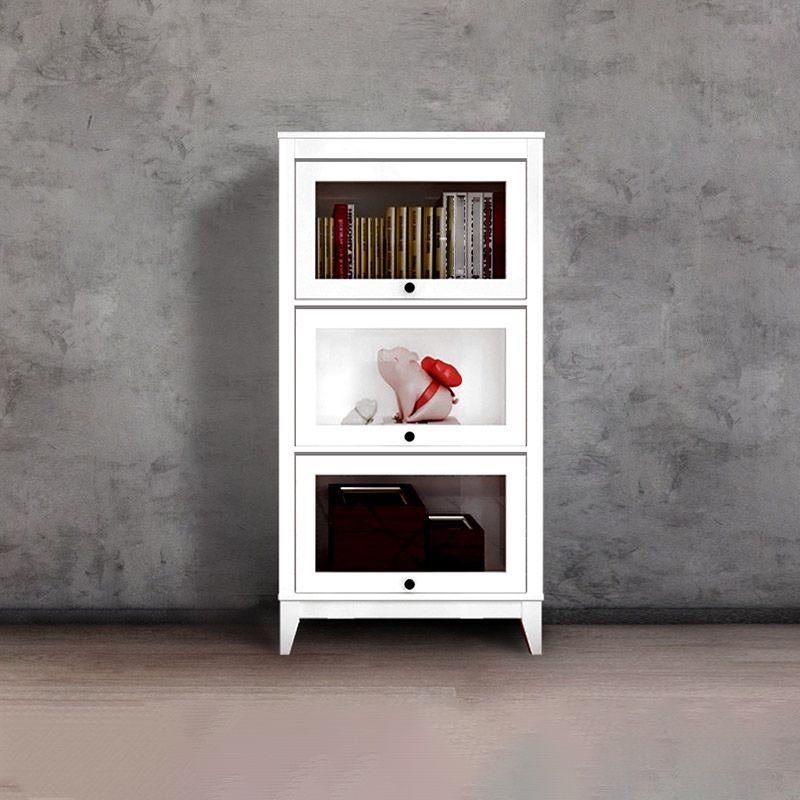 Wood Barrister Bookcase Contemporary Vertical Book Shelf with Doors Clearhalo 'Bookcases' 'furn' 'furn_bookcases' 'Furniture' 'furniture_bookcases' 'kitchen' 'kitchen_bookcases' 'Living Room Furniture' 'Office Furniture' 1200x1200_9a1d303e-fac4-4b1f-8fc1-c7f6f5b52bea