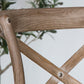Taburete de bar Bristol contemporáneo de madera de roble con asiento y reposapiés de madera