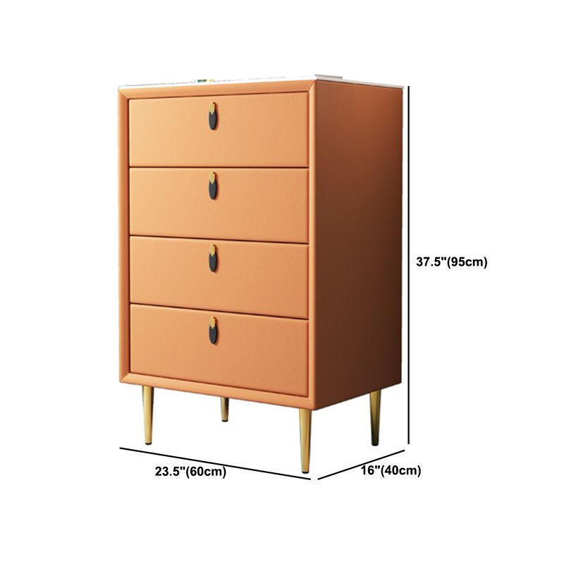 Moderner Akzent Brustquadrat -Speicherschrank mit antiker Finish