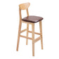 Scandinavian Coffee Shop Armless Stool Matte Finish Upholstered Bar Stools Clearhalo 'Bar Furniture' 'Bar Stools' 'bar_stools' 'furn' 'furn_bar_stools' 'Furniture' 'Kitchen & Dining Furniture' 1200x1200_9a1e85a9-409a-483c-9219-301c93259262