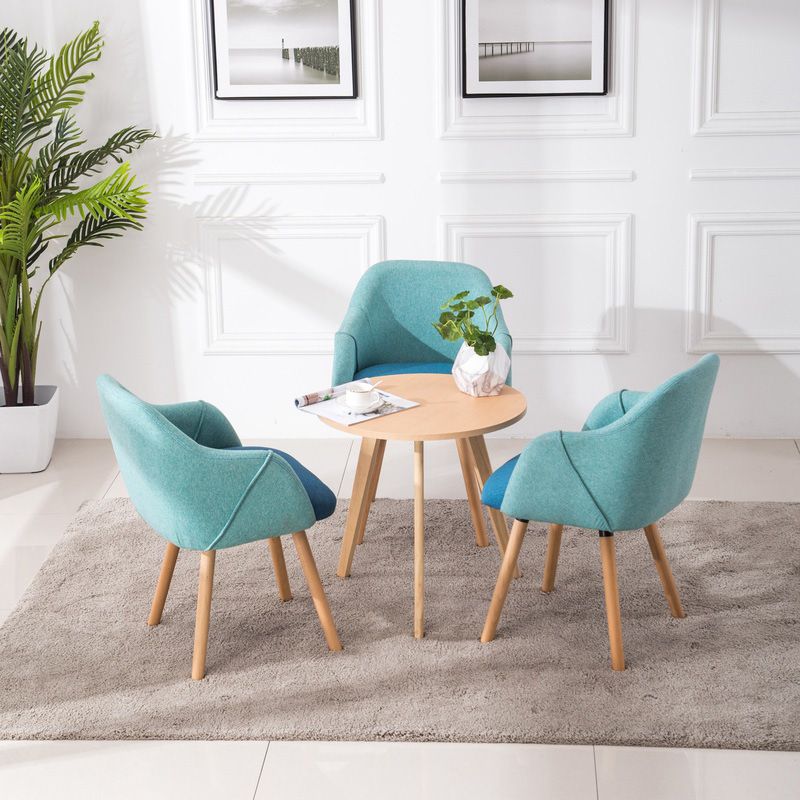 Nordic Style Solid Wood Dining Room Chair Upholstered Arm Chair for Home Use Clearhalo ' kitchen&dining_furn' 'Dining Chairs' 'Dining Tables & Seating' 'dining_chair' 'furn' 'furn_dining_chair' 'Furniture' 'furniture_dining_chair' 'Kitchen & Dining Furniture' 'kitchen' 1200x1200_9a1ec5fe-693a-4212-99ba-a019bf4febbc