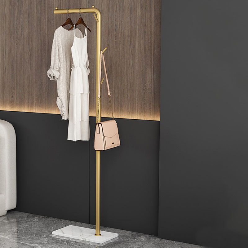 Magnifique manteau de manteau crochets à crochets en métal doré en métal pour chambre à coucher