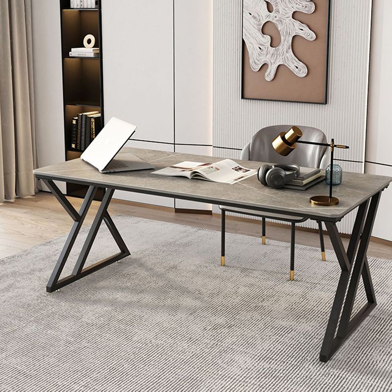 Scrivania per computer industriale camera da letto in pietra scrivania con gambe