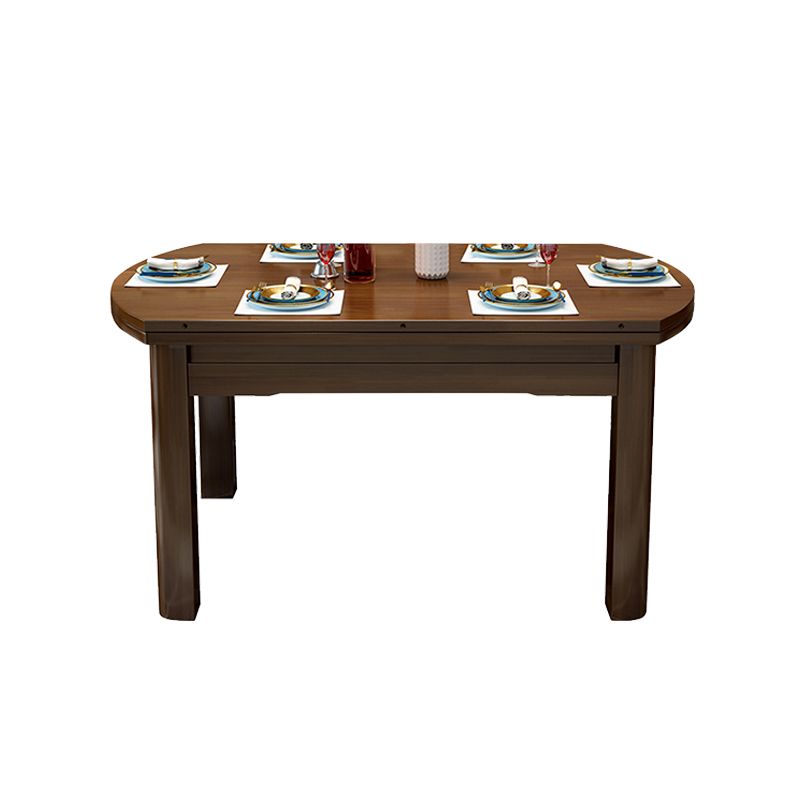 Massief houten moderne eetkamer diner keukentafel 4 poten eettafel