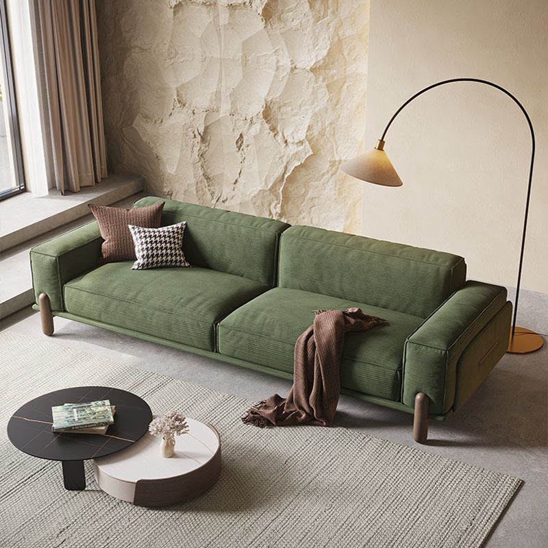 Canapé moderne en velours côtelet