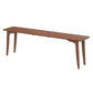 Modern Rectangular Writing Desk Solid Wood 4 Legs Office Desk for Home