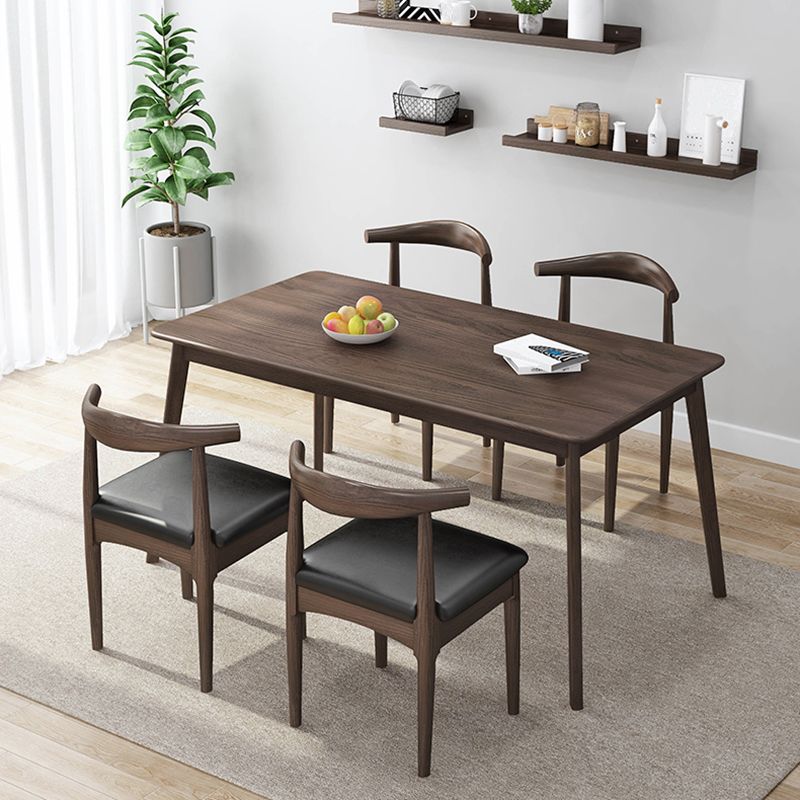 Traditional Style Dining Chair Kitchen Armless Side Single Chair with Wooden Legs Clearhalo ' kitchen&dining_furn' 'Dining Chairs' 'Dining Tables & Seating' 'dining_chair' 'furn' 'furn_dining_chair' 'Furniture' 'furniture_dining_chair' 'Kitchen & Dining Furniture' 'kitchen' 1200x1200_9a24ff89-3f76-46b6-a7c5-2e3afe50eac1