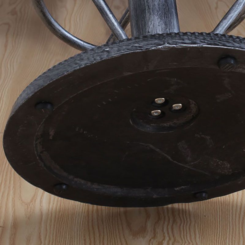 Industrial Black Iron Bar Table Faux Marble Top 41.3"H Bistro Table with Storage Clearhalo 'Bar Furniture' 'Bar Tables' 'bar_tables' 'furn' 'furn_bar_tables' 'Furniture' 'furniture_bar_tables' 'Kitchen & Dining Furniture' 'kitchen&dining_furn' 'kitchen' 1200x1200_9a2bd52e-2b50-4d47-835d-44b4c81a94e7