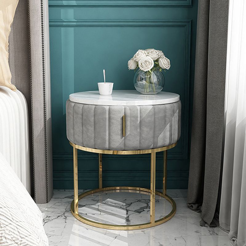 Drawer Storage Accent Table Nightstand Stone Bedside Cabinet for Bedroom Clearhalo 'Bedroom Furniture' 'furn' 'furn_night_stand' 'Furniture' 'night_stand' 'Nightstands' 1200x1200_9a2c5814-dbcc-436f-9474-876b0020e16d