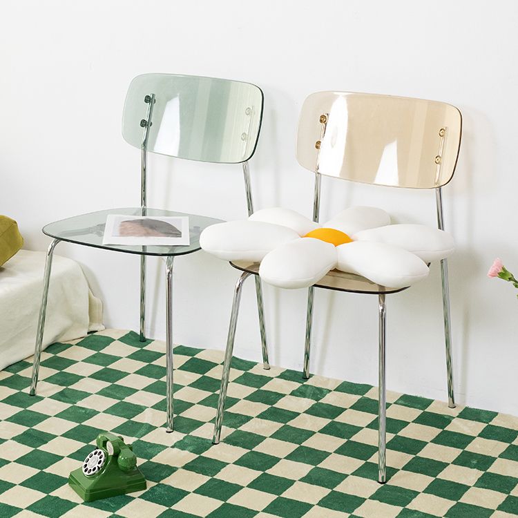 Nordic Style Metal Dining Room Chairs Plastic Dining Armless Chair for Restaurant Clearhalo ' kitchen&dining_furn' 'Dining Chairs' 'Dining Tables & Seating' 'dining_chair' 'furn' 'furn_dining_chair' 'Furniture' 'furniture_dining_chair' 'Kitchen & Dining Furniture' 'kitchen' 1200x1200_9a2d1c19-c667-4354-8d49-56e3b64e4d55