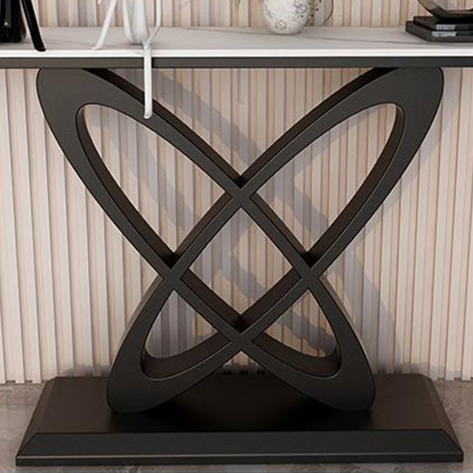 Zeitgenössischer Konsolentisch Antikes Finish -Konsolen -Sofa in Stein