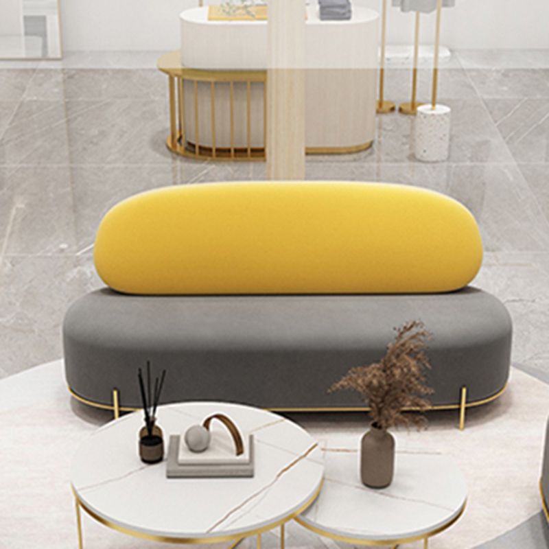 Divano senza braccio contemporaneo con schiena stretta per divano appartamento