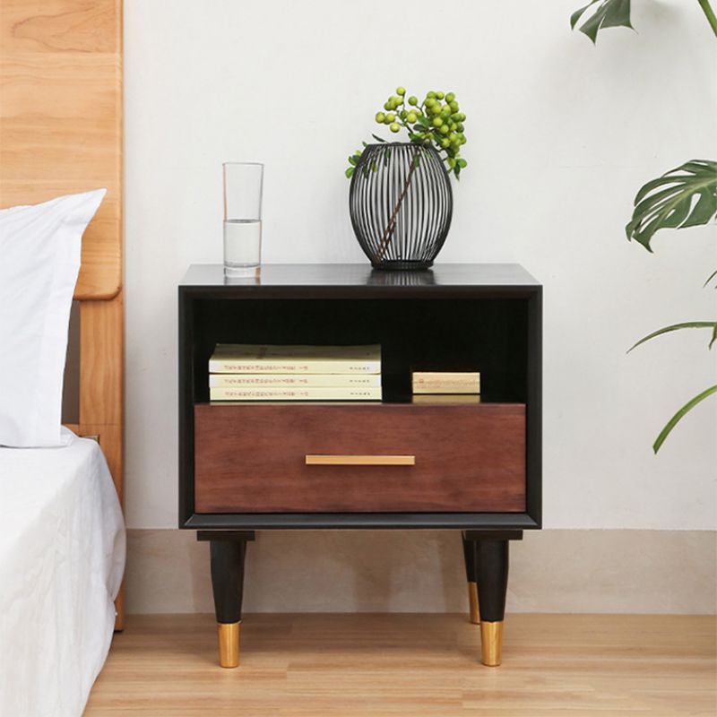 Solid Wood Accent Table Nightstand Contemporary Bedside Cabinet for Bedroom Clearhalo 'Bedroom Furniture' 'furn' 'furn_night_stand' 'Furniture' 'night_stand' 'Nightstands' 1200x1200_9a2f96cf-cfa6-4a52-b5c4-a2620747bf89