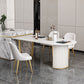 Sintered Stone Dining Table Traditional Luxury Table for Kitchen