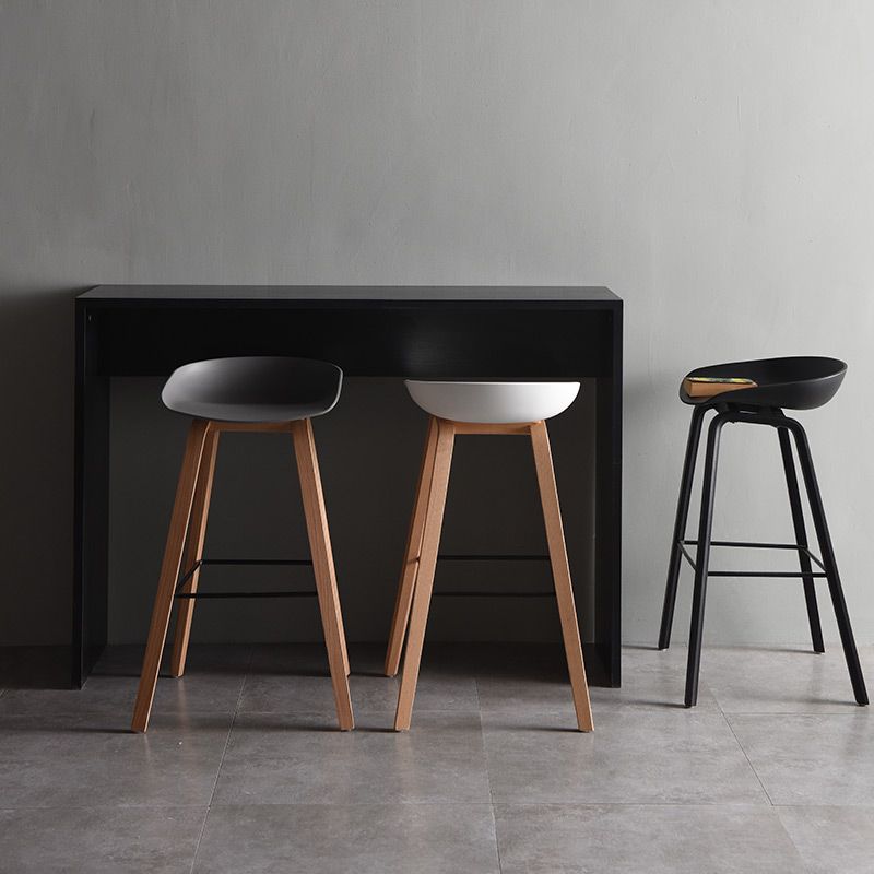 Modern Beech Bar Stool Backrest Bucket Counter Height Stool with Plastic Seat Clearhalo 'Bar Furniture' 'Bar Stools' 'bar_stools' 'furn' 'furn_bar_stools' 'furniture_bar_stools' 'Kitchen & Dining Furniture' 'kitchen&dining_furn' 'kitchen' 'kitchen_furn' Furniture' 1200x1200_9a31d747-a521-4d06-b3d6-5961b5a25d58