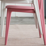 Kitchen Plastic Dining Armless Chair Stacking Dining Room Chair Clearhalo 'Dining Chairs' 'Dining Tables & Seating' 'dining_chair' 'furn' 'furn_dining_chair' 'Furniture' 'Kitchen & Dining Furniture' 1200x1200_9a31f5b3-1d32-4895-9ce8-e7870a55b00e