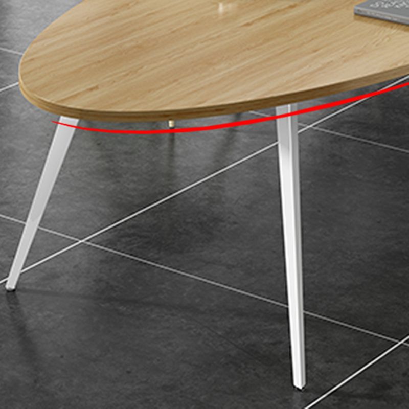 29.25-inch H Hedendaagse kantoorbureau Gefabriceerd Wood Writing Desk