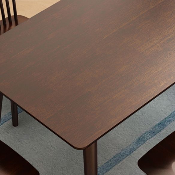 Minimalist Solid Wood Dining Set with Rubberwood Wood Dining Table and Chairs Clearhalo 'Dining Room Sets' 'Dining Tables & Seating' 'dining_room_set' 'furn' 'furn_dining_room_set' 'Furniture' 'furniture_dining_room_set' 'Kitchen & Dining Furniture' 'kitchen&dining_furn' 'kitchen' 1200x1200_9a32dbc8-9c28-4c20-9d9d-3e40c21b641a