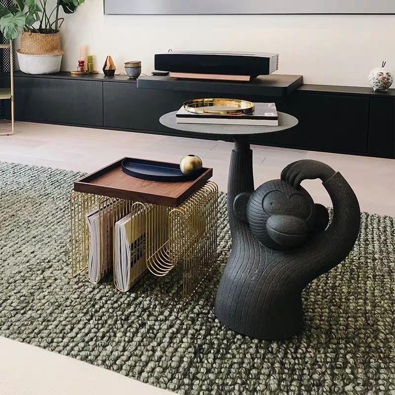 12" Wide Pedestal Round Metal Single Tray Top Coffee Cocktail Table Clearhalo 'Coffee & Accent Tables' 'Coffee Tables' 'coffee_tables' 'furn' 'furn_coffee_tables' 'Furniture' 'Living Room Furniture' 1200x1200_9a33fd6e-87ae-43f2-ad9d-621bb742d87d