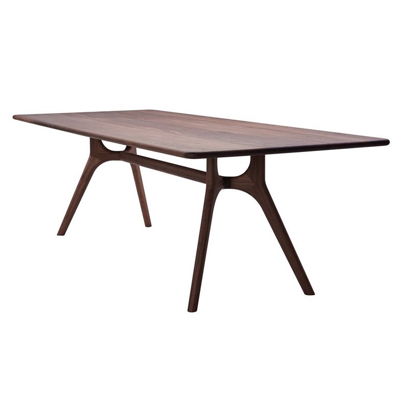 Rectangle Douglas Firs Dining Table Modern Wooden Kitchen Table with 4 Legs Clearhalo ' dining_table' 'Dining Tables & Seating' 'Dining Tables' 'furn' 'furn_dining_table' 'Furniture' 'furniture_dining_table' 'Kitchen & Dining Furniture' 'kitchen&dining_furn' 'kitchen' 'kitchen_dining_table' 1200x1200_9a3ad1b0-61cd-41c5-8cc0-13ad00ed208e