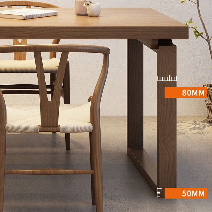 Ensemble de salle à manger moderne 1/2/5 pièces, Table à manger rectangulaire en bois de pin pour cuisine et salle à manger