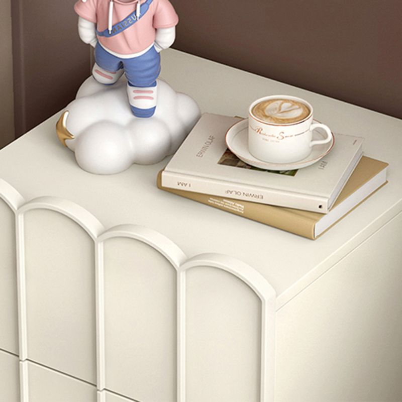 Modern bed nachtkastje faux houten accent tafel nachtkastje met laden