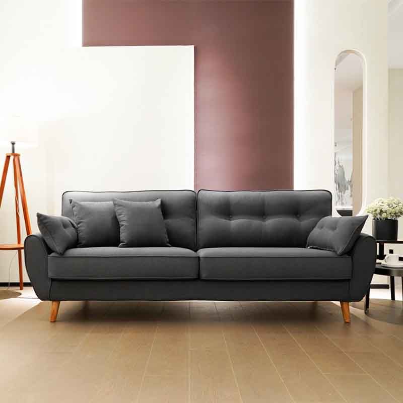 Tufted Back Flared Arm Contemporary Sofa for Living Room and Apartment Clearhalo 'furn' 'furn_sofas' 'Furniture' 'furniture_sofas' 'kitchen' 'kitchen_sofas' 'Living Room Furniture' 'Sofa' 'sofas' 1200x1200_9a3f8776-9b31-48b5-b815-d148e8209d24