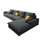 Modern Removable Cushions Slipcovered Sofa with Reversible Chaise for Living Room Clearhalo 'Furniture' 'furniture_sectionals' 'kitchen' 'kitchen_sectionals' 'Living Room Furniture' 'Sectionals' 1200x1200_9a46c5f7-fd71-4b69-a8b4-139d75973244