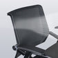 Black Metal Frame Modern Task Chair with Arms Conference Chair with Mid Back Clearhalo 'furn' 'furn_office_chair' 'Furniture' 'furniture_office_chair' 'Office Chairs' 'Office Furniture' 'office_chair' 1200x1200_9a485927-1a17-4f3f-b258-a01b1d87b493