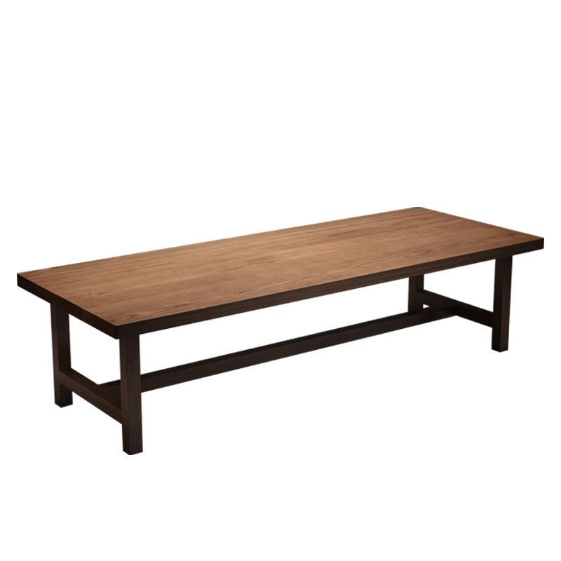 Rectangular Shaped Office Conference Table Wooden Writing Desk in Brown Clearhalo 'furn' 'furn_office_desk' 'Furniture' 'Office Desks' 'Office Furniture' 'office_desk' 1200x1200_9a494fa8-827e-4478-8152-ad54e8e0afa7