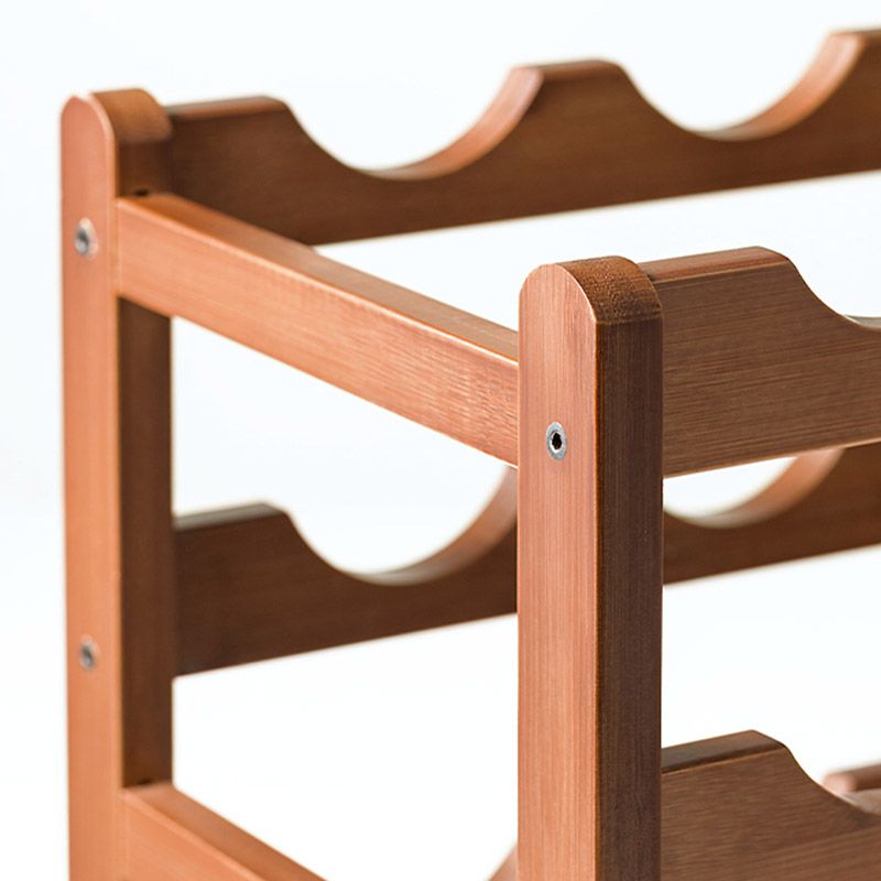 Aanrechtwijnrek houten wijnflessen rek voor woonkamer