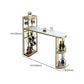 Glam Style Wood 1/2/3 Pieces Bar Table Set Rectangle Bar Table for Home Clearhalo 'Bar Furniture' 'furn' 'furn_home_bar_bar_sets' 'Furniture' 'Home Bars & Bar Sets' 'home_bar_bar_sets' 'Kitchen & Dining Furniture' 1200x1200_9a4bf69c-b2ee-47d3-ac23-c8c749087792