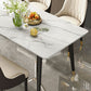 Modern Dining Rectangle Table Sintered Stone Table with Metal Legs for Kitchen Clearhalo 'Dining Tables & Seating' 'Dining Tables' 'dining_table' 'furn' 'furn_dining_table' 'Furniture' 'Kitchen & Dining Furniture' 1200x1200_9a4c95ea-cfc8-4f93-be8b-cfd3bb55c8fc