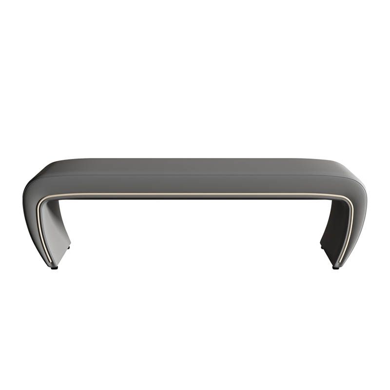 Modern Rectangle Entryway Bench Solid Wood Seating Bench with Upholstered Clearhalo 'Benches' 'Chairs & Seating' 'furn' 'furn_benches' 'Furniture' 'Living Room Furniture' 1200x1200_9a5147fd-35e4-42ee-ba80-dd700f957511