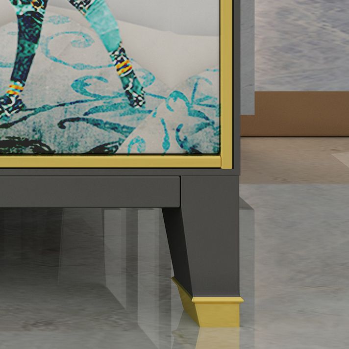 6-Drawer Engineered Wood Sideboard 47.5"L Modern Buffet for Living Room Clearhalo 'buffet_sideboard' 'Buffets & Sideboards' 'furn' 'furn_buffet_sideboard' 'Furniture' 'Kitchen & Dining Furniture' 1200x1200_9a51875d-629c-40da-aa86-88f2680aa8c9