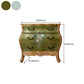 French Country Horizontal Storage Chest with Drawers for Home