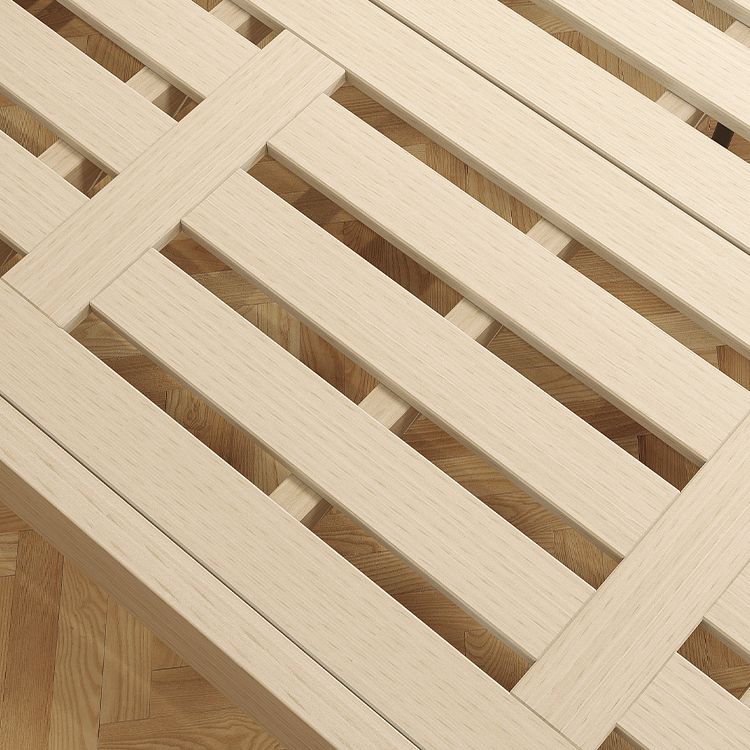 French Country Solid Wood Standard Bed Cabecero marco de cama con piernas