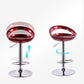 Contemporary Metal Barstool Low Back Plastic Furniture with Chrome Base