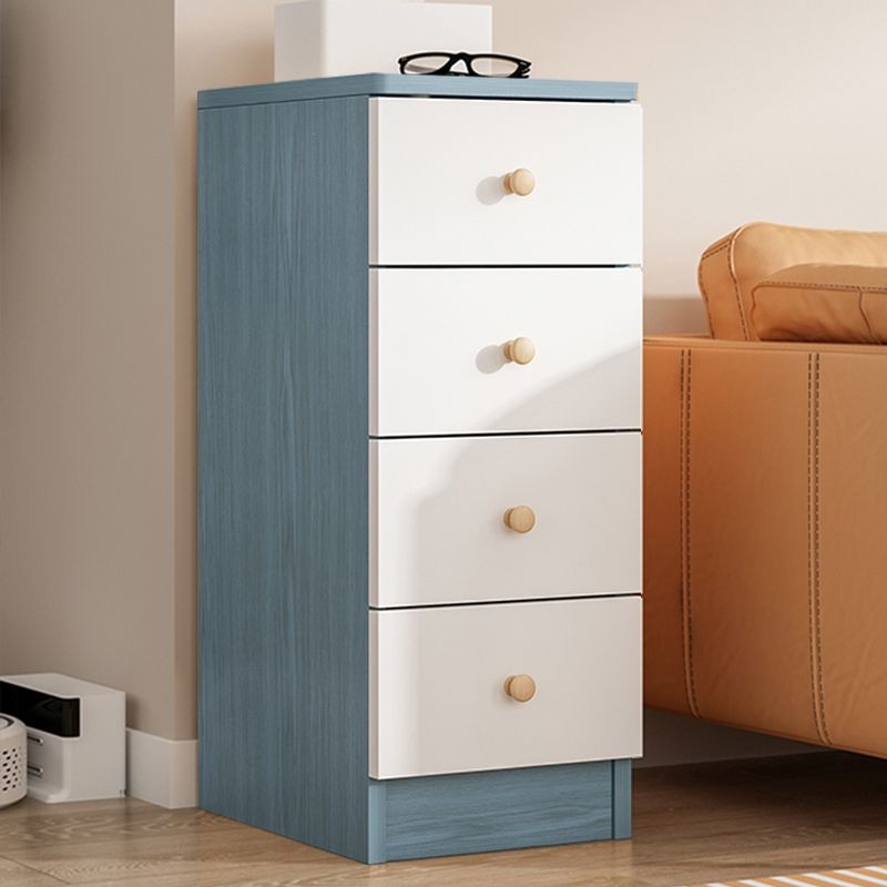 Contemporary Wooden Accent Cabinet Bar Pulls Handle Design Storage Cabinet