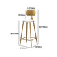 Glam Bar Table Set 1/4 Pieces Rectangle Wood Counter Table with High Stools Clearhalo 'Bar Furniture' 'furn' 'furn_home_bar_bar_sets' 'Furniture' 'Home Bars & Bar Sets' 'home_bar_bar_sets' 'Kitchen & Dining Furniture' 1200x1200_9a5b3cb2-ad07-489c-a670-857b518980ab