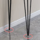 Tripod Base Bar Table Modern Style Wood Top Bar Table for Kitchen
