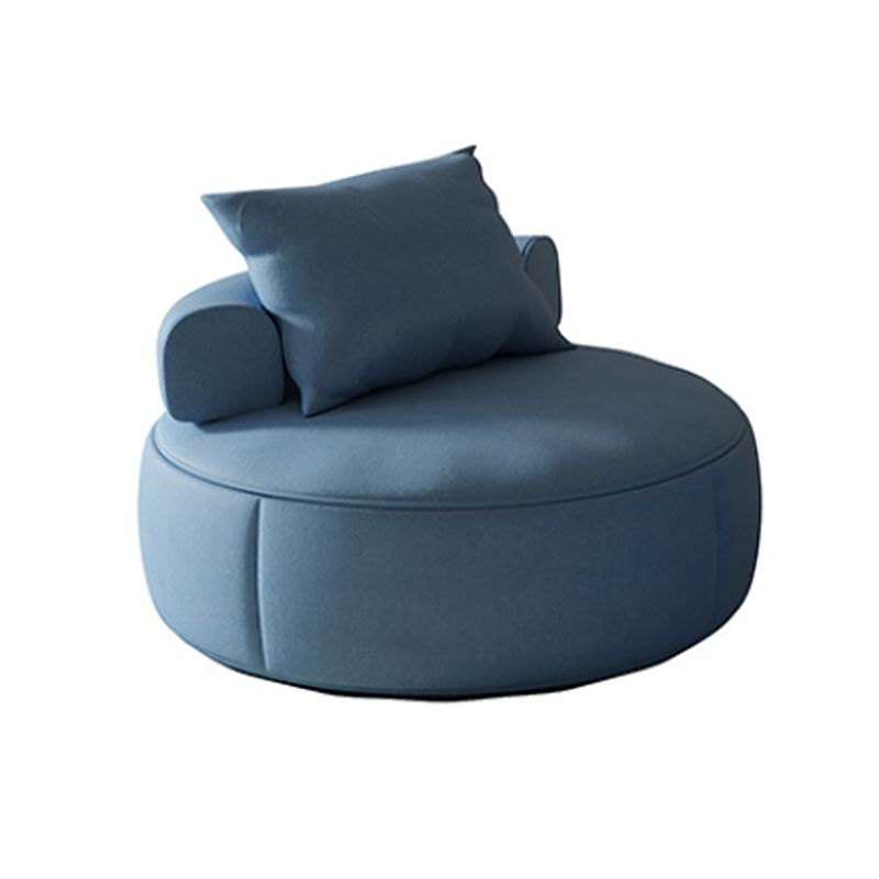 Nordic Style Handless Imitation Leather Curved Back Parsons Chair Clearhalo 'Accent Chairs' 'accent_chairs' 'Chairs & Seating' 'furn' 'furn_accent_chairs' 'Furniture' 'Living Room Furniture' 1200x1200_9a638bf9-50f1-4f10-b549-8383effe09f8