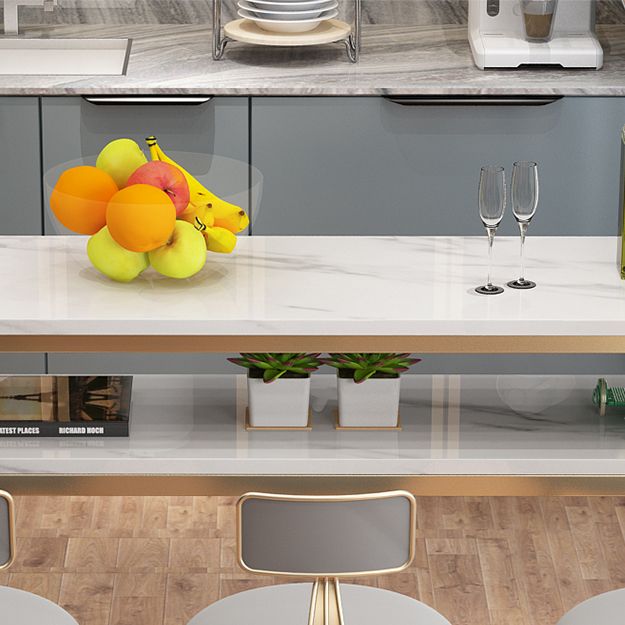 1/3 Glam Metal White and Gold Bar Stool and Table Set for Dining Room Clearhalo 'Bar Furniture' 'furn' 'furn_home_bar_bar_sets' 'Furniture' 'Home Bars & Bar Sets' 'home_bar_bar_sets' 'Kitchen & Dining Furniture' 1200x1200_9a638ef5-2524-4d85-962a-8920bc4cd5d7