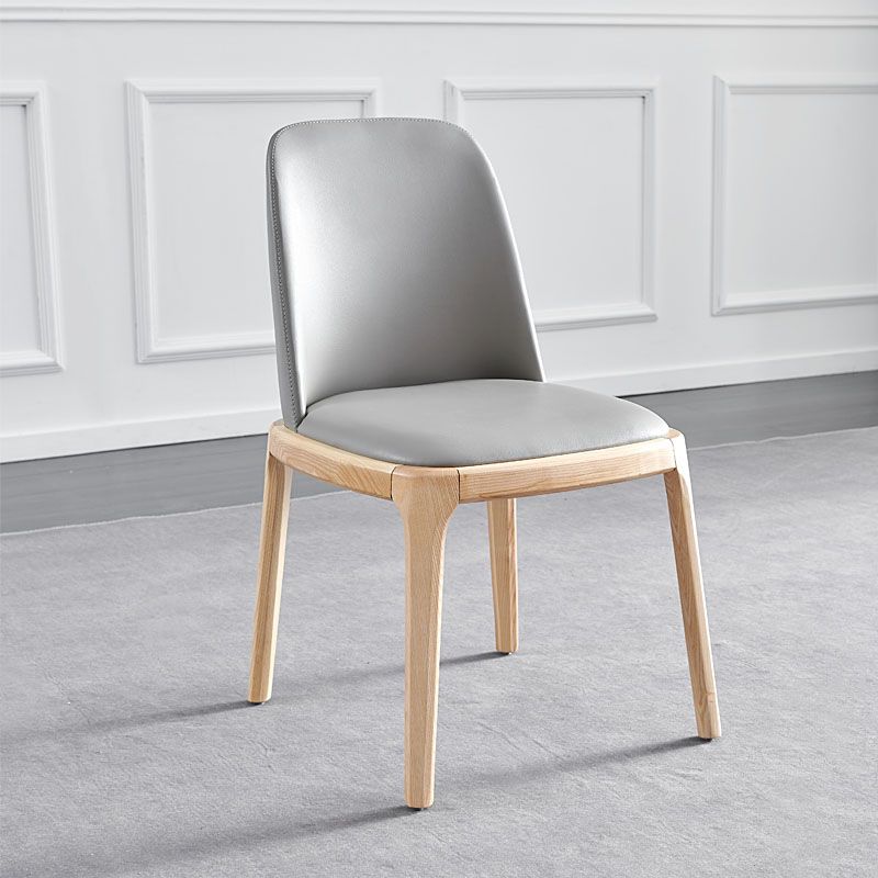 Sillas laterales modernas del comedor sillas sin brazo de madera para el hogar