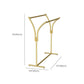 Silver/Gold Free Standing Hall Tree Contemporary Hall Stand for Living Room