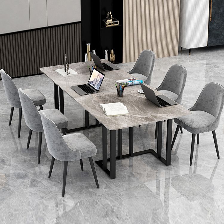 Sintered Stone Rectangular Meeting Table Office Industrial Writing Desk Clearhalo 'furn' 'furn_office_desk' 'Furniture' 'furniture_office_desk' 'Office Desks' 'Office Furniture' 'office_desk' 1200x1200_9a6c2b24-9e63-4fd2-8b8b-a96a923246b9