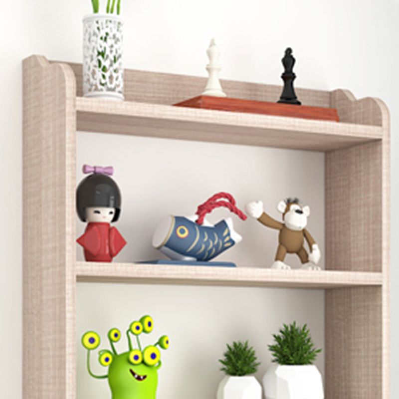 長方形の棚を備えたモダンな垂直本棚木製のフローティングブックシェルフのための棚