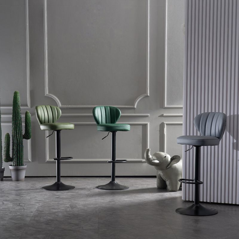 Adjustable Height Leather Indoor Bar Stool Footrest Low Back Counter Stool with Cushion Clearhalo 'Bar Furniture' 'Bar Stools' 'bar_stools' 'furn' 'furn_bar_stools' 'furniture_bar_stools' 'Kitchen & Dining Furniture' 'kitchen&dining_furn' 'kitchen' 'kitchen_furn' Furniture' 1200x1200_9a6fd52e-7f9b-4dd3-88c8-e15cd545b1f0