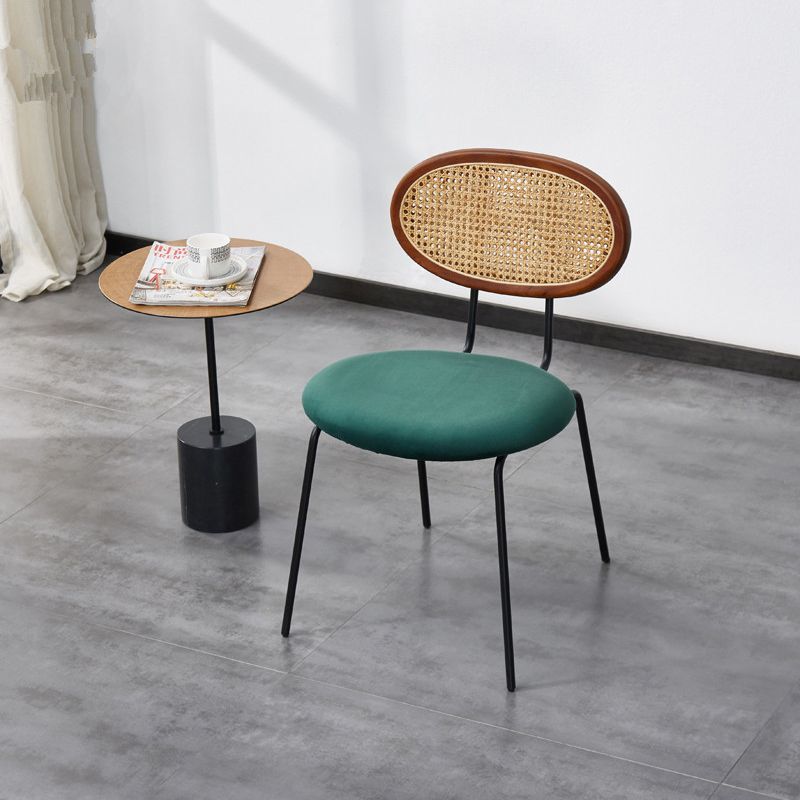 Contemporary Style Metal Chairs Set Kitchen Open Back Dining Side Chair Clearhalo ' kitchen&dining_furn' 'Dining Chairs' 'Dining Tables & Seating' 'dining_chair' 'furn' 'furn_dining_chair' 'Furniture' 'furniture_dining_chair' 'Kitchen & Dining Furniture' 'kitchen' 1200x1200_9a7040f6-82b2-4977-a3d9-e1dce2eb4228