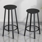 Modern Counter Round Bar Stool Armless Iron Bar Stool with Footrest and Swivel Clearhalo 'Bar Furniture' 'Bar Stools' 'bar_stools' 'furn' 'furn_bar_stools' 'furniture_bar_stools' 'Kitchen & Dining Furniture' 'kitchen&dining_furn' 'kitchen' 'kitchen_furn' Furniture' 1200x1200_9a73ba71-3050-4eb3-b49a-3ea7e7a98e89